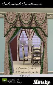 Williamsburg plaid layered curtain valance window treatment. Mutske S Colonial Curtains Updated