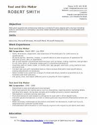 Resume examples see perfect resume samples that get jobs. Tool And Die Maker Resume Samples Qwikresume