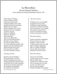 La Marseillaise French National Anthem Lyrics And Translation French National Anthem French Songs How To Speak French