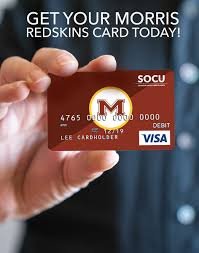Check spelling or type a new query. Socu On Twitter Hey Morris Members Get Your Morris Redskins Debit Card Today Stop In And See Us