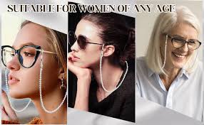 Adjustable Eyeglass Holder Gold Beaded Eyeglass Chain