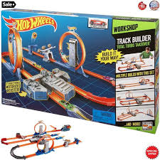 Kids Hot Wheels Racing Cars Race Track Set 2 Motorized Booster For Boys Gift Ebay In 2020 Hot Wheels Hot Wheels Race Track Race Track