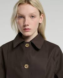 Barrie Men's Brown Short Waterproof Coat