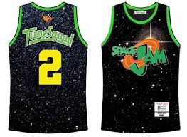 Forever remembered as one of the most iconic basketball movies, space jam a film widely known for its. Headgear Space Jam Basketball Jersey Black Green Todays Man Store