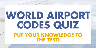 Since the advent of the passenger transport or airliner, there have been many companies that have had their . Airport Codes Quiz Test Your Knowledge World Airport Codes