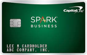 It gives 1.5% cash back for every $1 spent, and it charges a $0 annual fee. Spark Small Business Credit Cards Capital One Apply Now