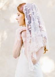 Bridal Veil Wedding Veil Blush Pink Floral Beaded Veil Short Veil Mantilla Style 305 Wedding Veil Styles Veil Styles Mantilla Veil Wedding