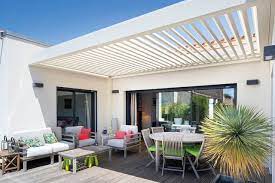 Pergola adossée à 2 murs. Pergola Alu Pergola Bioclimatique Pergola En Bois Les Differents Modeles Cote Maison