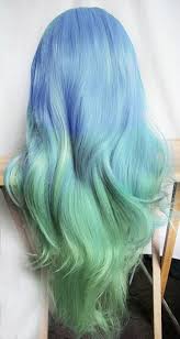 Also most photos with a model/full dip dye are inspiration if you do not have ombre hair they will give you a highlighted tip look. Crystal Asteroids Hair Styles Blue Hair Ombre Hair