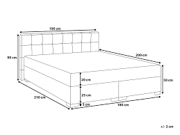 Using one of these alternatives means you'll have appropriate support and firmness for. Super King Size Bed Pocket Sprung Mattress Box Spring 180x200 Cm Beige Carmelle