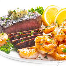 Surf And Turf: Steak And Shrimp Recipe | Wholesome Yum