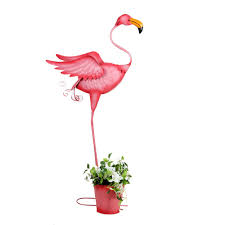 Check spelling or type a new query. Wonderland Big Size Pink Flamingo With Pot Planter Metal Home Garden Decor Gifting Bird Amazon In Garden Outdoors