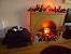 White Christmas Fireplace Decor