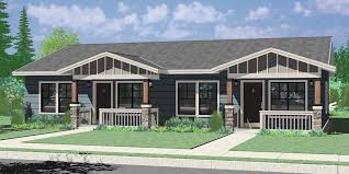 It's a pleasure working with professional people like e plans team. One Level Single Story 2 Bedroom 2 Bathroom Duplex House Plan D 672 Duplex House Plan Duplex House Plans Duplex Floor Plans