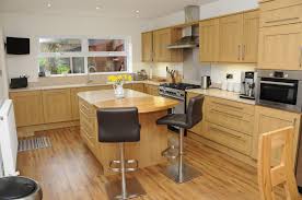 solid wood and quartz worktops