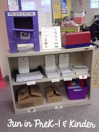 Valentine S Dramatic Play Post Office Picture Display Stand From Dollar Tree Dramatic Play Preschool Dramatic Play Centers Dramatic Play