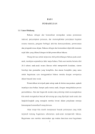 Pendahuluan bahasa merupakan sistem komunikasi yang amat penting bagi manusia. Http Eprints Unram Ac Id 7559 1 Isi Pdf
