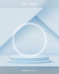 Premium Vector Abstract Background With Blue Color Geometric 3d Podium In 2021 Abstract Backgrounds Geometric 3d Blue Color