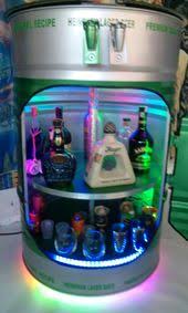 Hermoso Mini Bar Fabricado En Tambor De Aceite Reciclado Man Cave Bar Recycle Design Bar Plans