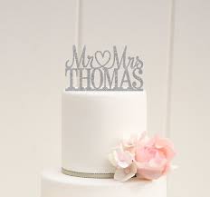 Glitter Wedding Cake Topper Mr And Mrs Topper By Thepinkowlgifts Disney Wedding Cake Toppers Disney Wedding Cake Glitter Wedding Cake