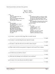Poem sad i ams (c) (form 1). Poem Form 1 Exercise Sad I Ams Poetry