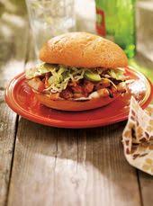 Ricardo S Recipe Chicken Burgers With Barbecue Sauce Chicken Burgers Chicken Burgers Recipe Barbecue Burgers
