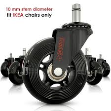 Professional Office Chair Wheels 10mm Stem Fit Ikea Chairs Only 3 Replacement Rubber Chair Casters Best Pr Caster Chairs Office Chair Wheels Ikea Chair