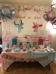 Gender Reveal Party Buck Or Doe Gender Reveal Party Decorations Gender Reveal Party Theme Gender Reveal Decorations
