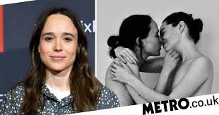 The juno star who revealed on instagram that she wed dance instructor and choreographer emma portner, though. Ellen Page Celebrates Pride Month With Topless Portrait With Wife Emma Metro News