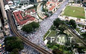 .a rally to oppose the international convention on the elimination of all forms of racial discrimination (icerd), here, today. Anti Icerd Rally 30 000 Converge Near Dataran Merdeka Free Malaysia Today Fmt