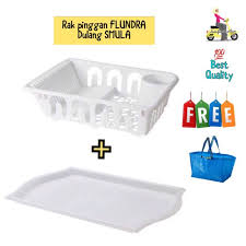 28+ rak plastik susun ikea, ide baru! Ready Stock Rak Pinggan Ikea Flundra Dish Rack White Rak Pinggan Rak Pinggan Dulang Dulang Shopee Malaysia