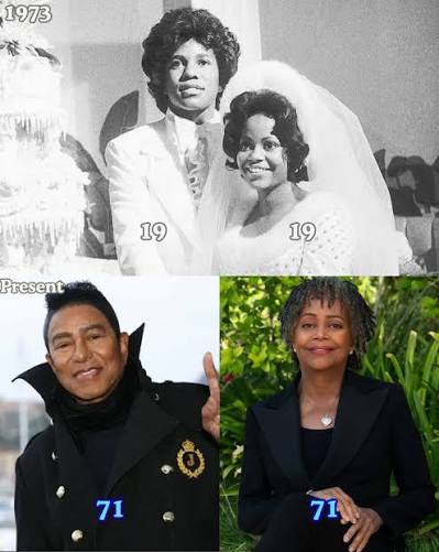 Jermaine Jackson & his ex-wife Hazel Gordy #jermainejackson #thenandnow