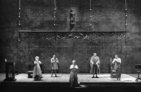 Die bühne bei tcherniakov ist grau in grau, die. Die Meistersinger Von Nurnberg 3 Aufzug 1 Bild 1956 Wieland Wagner Buhnenphoto Bayreuth Opera Fantasmas