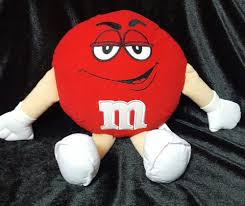 Toy Factory 12in Red M M Candy Boy Plush Stuffed Doll Plush Cute Plush Dolls