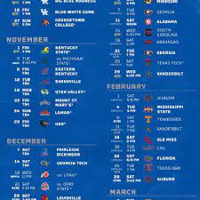 Visit espn to view the kentucky wildcats team schedule for the current and previous seasons. Kentucky Basketball 2019 20 Schedule Set A Sea Of Blue