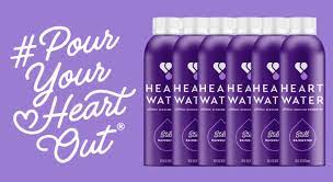 Heart Water Artisan Bottled Rainwater Delivered From Austin Water Branding Branded Water Bottle Alkaline Water Brands