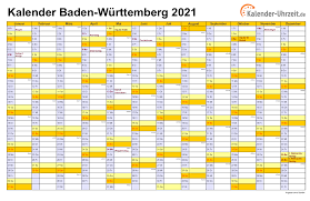 Übersicht & infos zu feiertagen 2021 in österreich: Feiertage 2021 Baden Wurttemberg Kalender