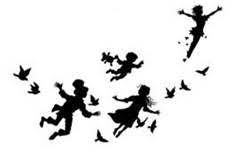 Pin By Beth Woods On Peter Pan Peter Pan Silhouette Peter Pan Disney Silhouettes