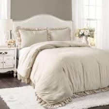 Lush Decor Reyna Comforter Wheat 3 Piece King Set 16t003866 The Home Depot Comforter Sets Shabby Chic Bedrooms Lush Decor