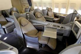 For High Fliers Life Is Good In Front Of Plane Flying First Class Seating First Class