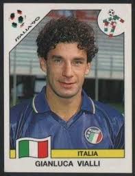 He is the ideal striker: Gianluca Vialli Italy Football Cards National Football Teams World Football