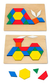 Robot Check Pattern Blocks Math Patterns Tangram Patterns