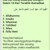 Inilah amalan 10 hari terakhir bulan ramadhan ). 160