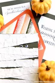 But everyone knows how much i love pineapples, so i couldn't resist making a jack o'lantern out of a pineapple! Diy Mummy Halloween Card Or Invitation