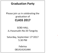 Kalau sahabatku tidak hadir, awas ya kalau besok ketemu. Jenis Dan Struktur Announcement