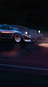 Illustration wallpaper hd, kuvva wallpapers. Running In 80s Lamborghini Countach 4k In 2160x3840 Resolution Lamborghini Countach Lamborghini Cars Lamborghini
