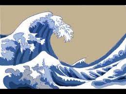 How To Draw Japanese Waves - Youtube