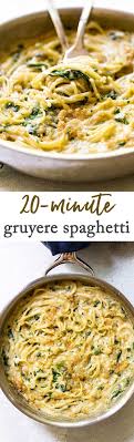 Creamy Gruyere Spaghetti Recipe Veggie Dishes Pinterest Pasta Recipes And Pasta Recipes
