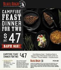 Black Angus Campfire Feast September 2020 Black Angus September 2020 Coupons And Promo Codes