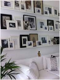 diy picture ledge naomi bjerk gallery wall design frames on photo utility shelves